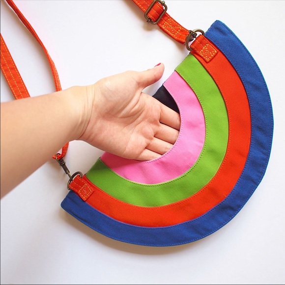 Modcloth Rainbow Vintage Inspired Novelty Purse - Picture 4 of 7